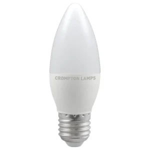 5W 2700K ES-E27 LED Candle Thermal Plastic Dimmable Lamp