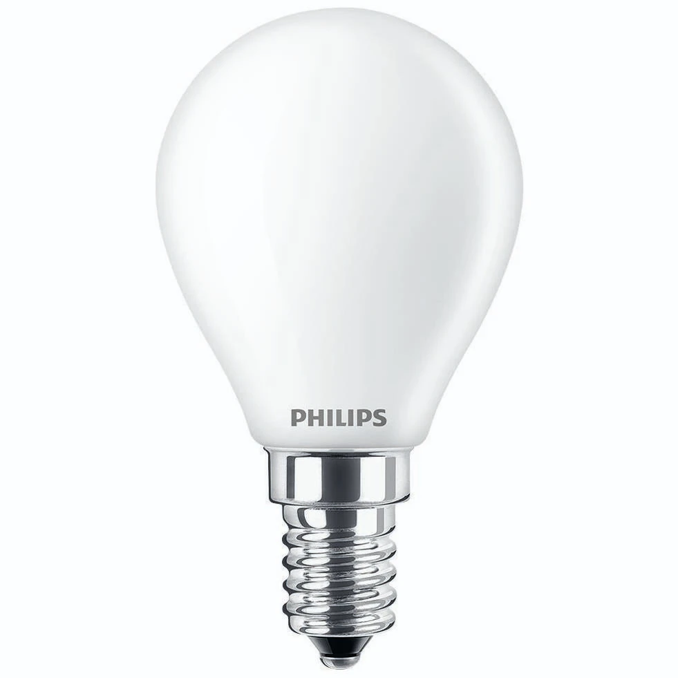 Philips Corepro Ledluster 6.5W (60W Equiv) P45 E14 827 Fr G Non Dimmable