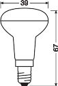 Osram LED STAR R39 25 36° 1.5W 2700K E14 Lamp