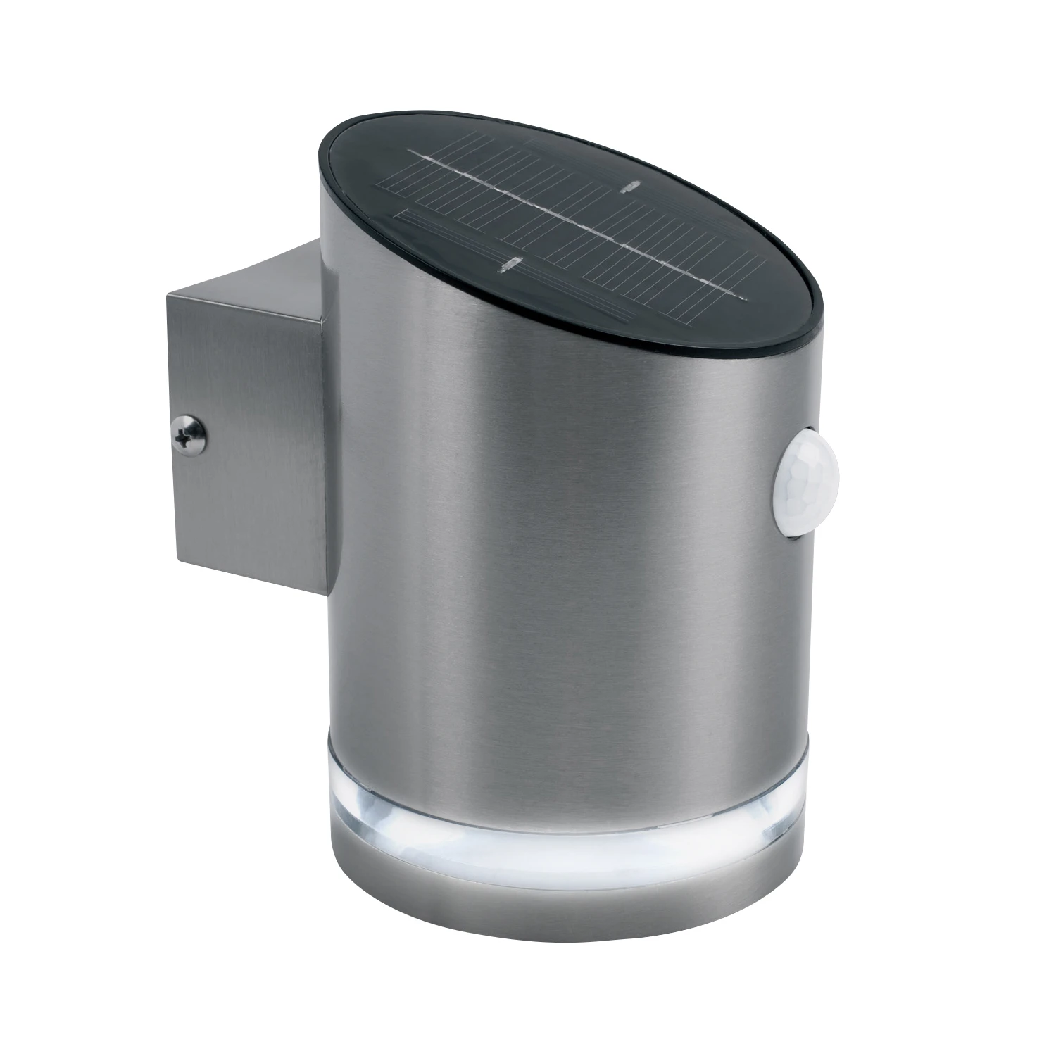 Luceco LEXDSL1S40P Solar Wall Light 100Lm 2W Stainless Steel 840 - Image 2