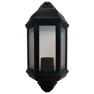 Steeple HL60B Outdoor Wall Half Lantern Polycarbonate 60W