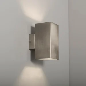 KSR Cane 2 X 5W 4000K LED Square Up & Down Wall Light Stainless Steel