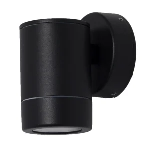 KSR Wall Light Single 35W IP65 GU10 NO Lamp Black
