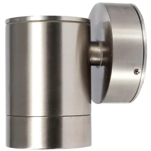 KSR Wall Light Exterior Single GU10 35W Stainless Steel