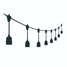 IP44 E27 Lampholder LED Lighting Festoon 11.5m