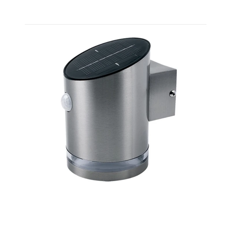 Luceco LEXDSL1S40P 100Lm 2W Stainless Steel Solar Wall Light 840 - Image 2