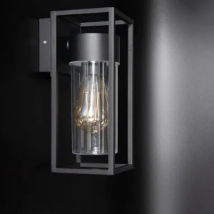 KSR Barella S Wall Lantern Single E27 Black IP44