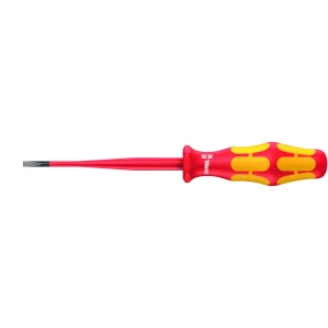Wera WE006441 VDE Slimline Kraftform Plus Slotted Screwdriver 4 x 100mm