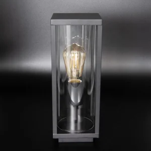 KSR Barella L Pillar Lantern E27 Black IP44