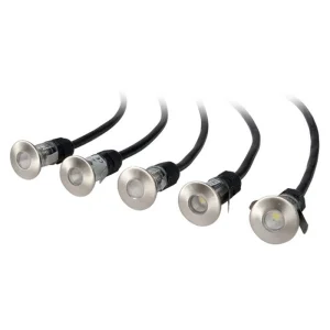 KSR Groundlight Wall Recessed Warm White LED 0.5W Stainless Steel