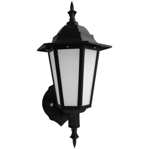 Eterna DVECOFBK LED Outdoor Wall Full Lantern IP44 Black 7W