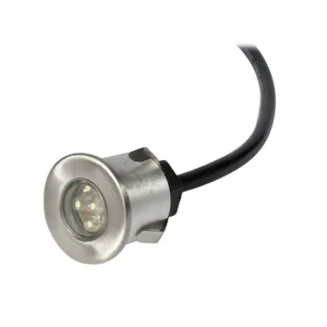 KSR Groundlight Wall Recessed Warm White LED 0.5W Stainless Steel IP65