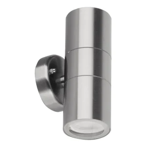 Aurora Wall Light Fixed Up/Down GU10 MAX 35W 160 x 60mm Stainless Steel