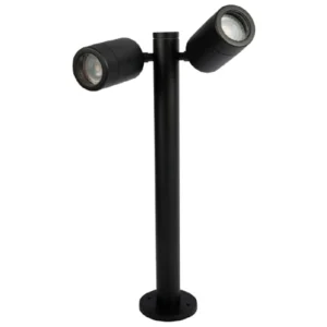KSR Floor Light GU10 2 Spots Black