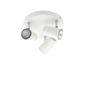Forum INL-31776-WHT Harvey Spotlight 3 Light Plate White
