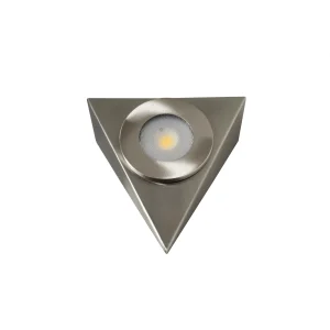 Cabinet Light Triangular LED 2.5W 3000K 190lm Satin Chrome