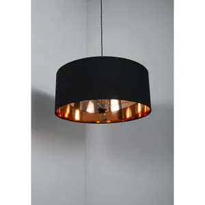 KSR KSR1651BLK/COP Olivera Large Lamp Shade Black / Copper Only