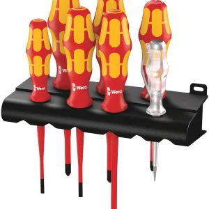Wera WE006480 Slimline VDE Kraftform Plus 7 Piece Screwdriver Set