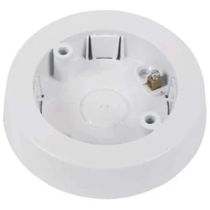 Box Round Mounting Earth Terminal White