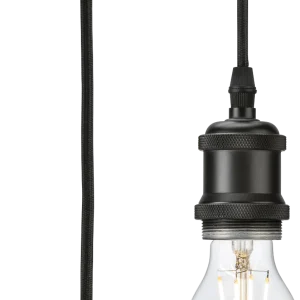 1.8m E27 Vintage Pendant Set - Smoked Bronze