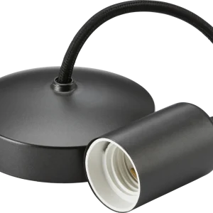 6" E27 Contemporary Pendant Set - Smoked Bronze