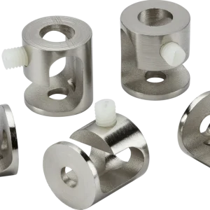 Pack 5 Pendant Ceiling Hooks Brushed Chrome