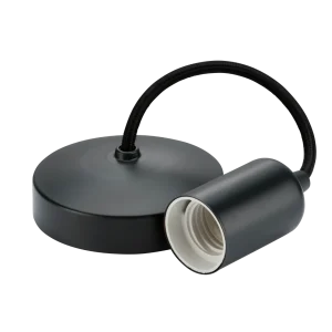 6" E27 Contemporary Pendant Set - Anthracite