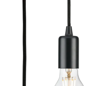 1.8m E27 Contemporary Pendant Set - Anthracite