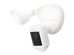 White Floodlight Cam Wired Pro
