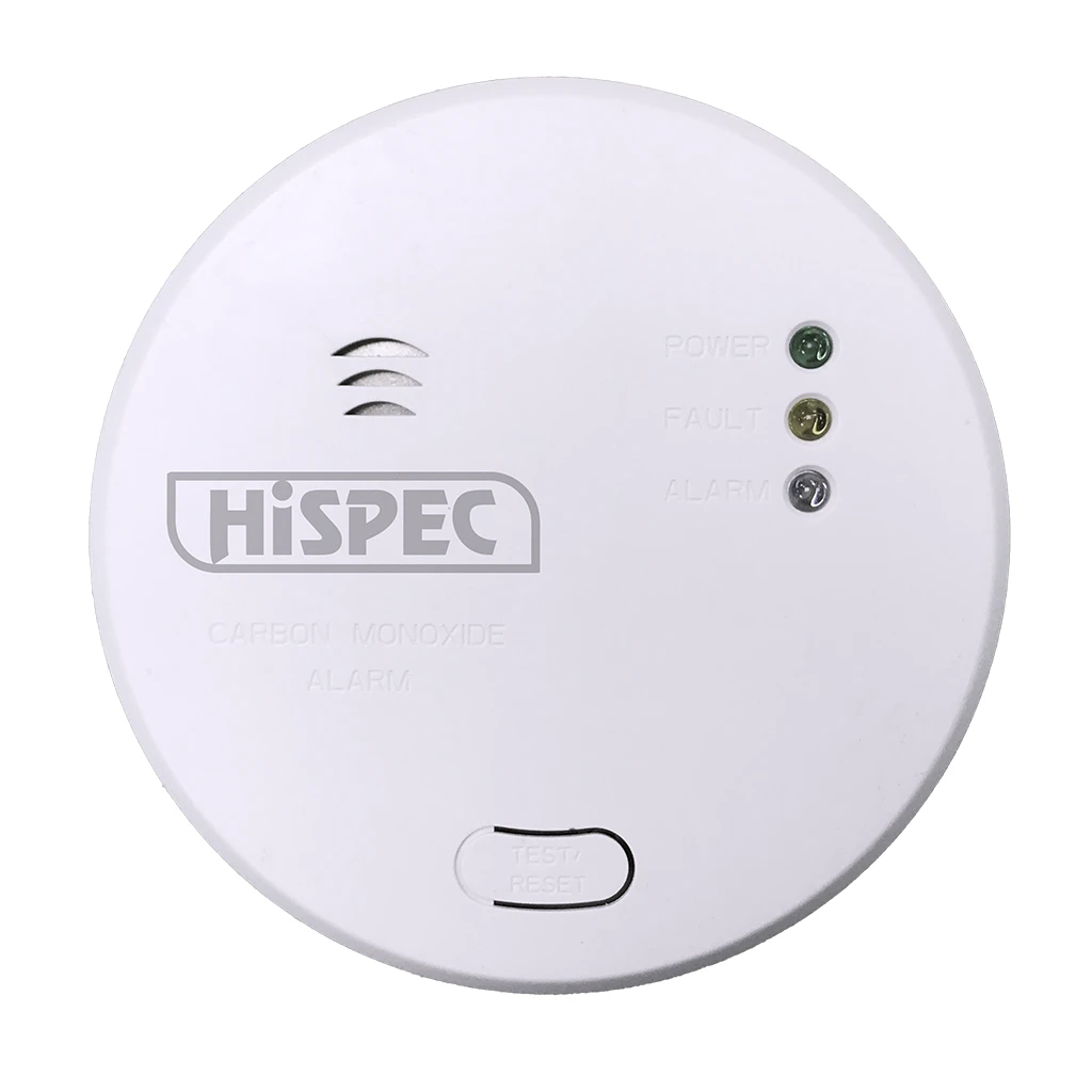 Interconnectable Fast Fix Mains Carbon Monoxide Detector with 10yr Rechargeable Lithium Battery Back - Image 2