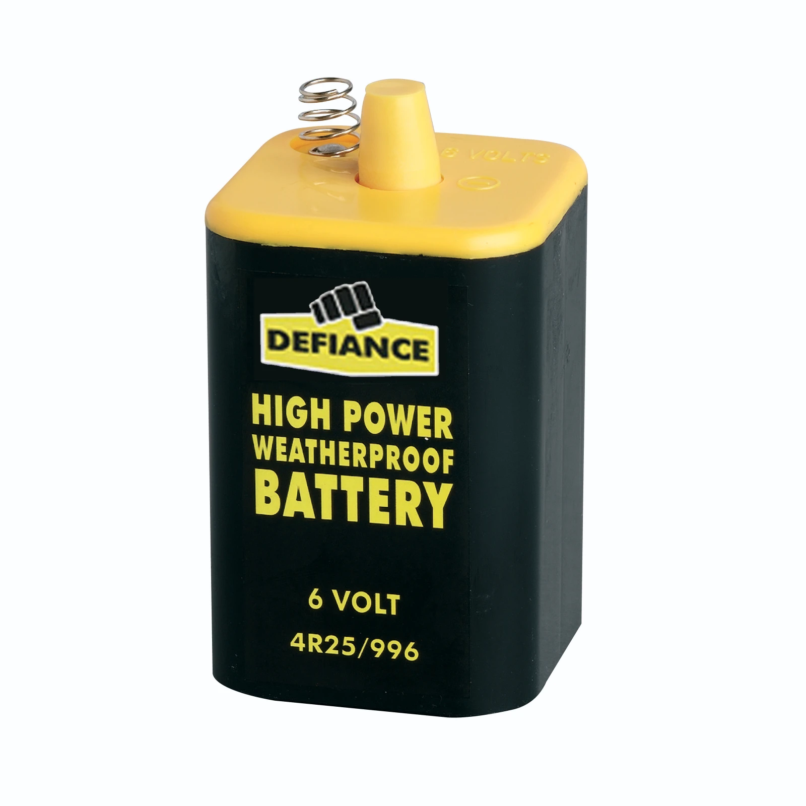 Zinc Carbon 996 Lantern Battery 6V 68.2 x 68.2 x 115mm Black/Yellow - Image 2