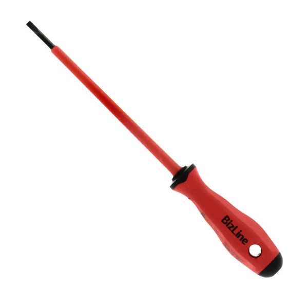 Bizline Insulated VDE Screwdrivers Slotted 3.5 x 100mm - Image 2