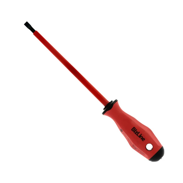 Bizline Insulated VDE Screwdrivers Slotted 6.5 x 150mm