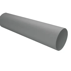 Manrose Solid Ducting 100mm 4" Round (2m Length) PVC Grey