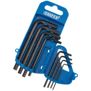 Draper 33679 Metric Hexagon Key Set & Holder - 8 Piece
