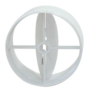 Steeple SBDRAUGH4N Backdraught Shutter 4 Inch 100mm White