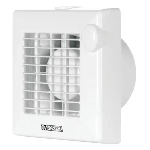 Vortice 11211 Fan Axial Wall Timer 100mm 4In Abs White