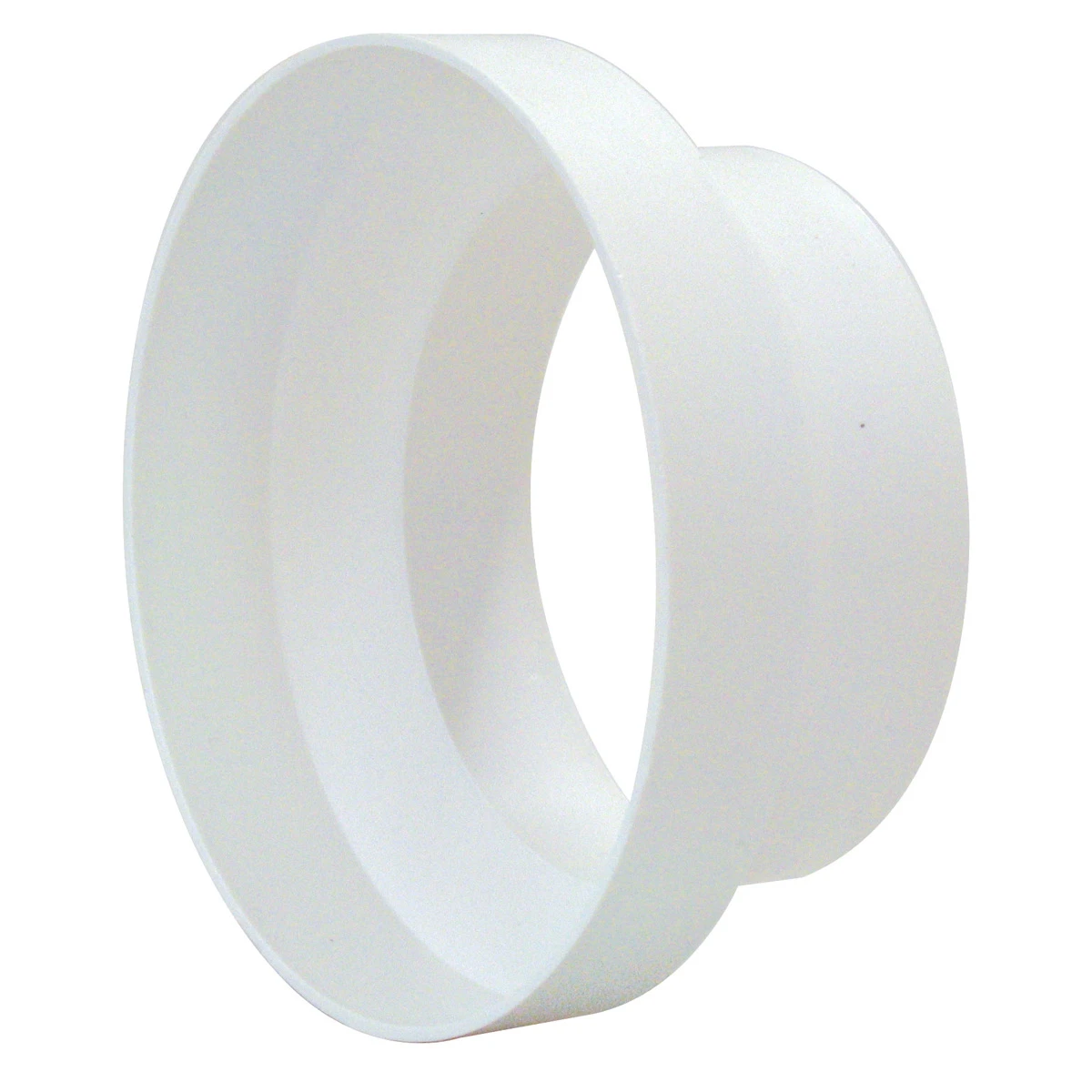 Steeple 65118 White PVC Circular Reducer Adapter 150mm (6") to 125mm (5") Pipe