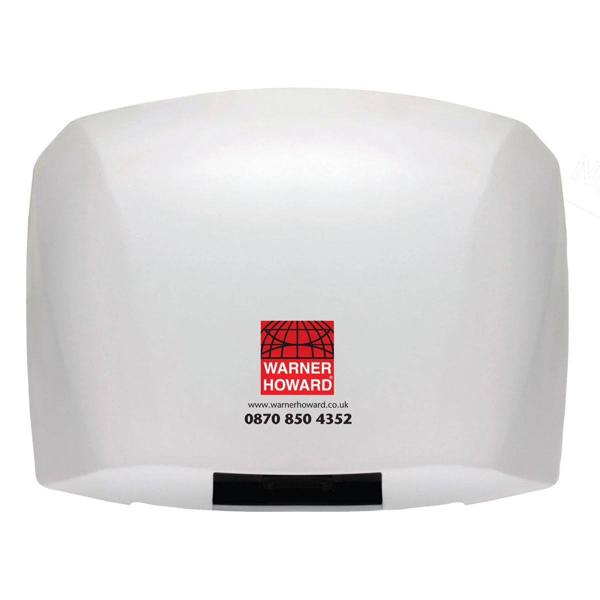 Warner Howard 136484 1.8kW Hand Dryer Cast Aluminium 240V 8A 290 x 225 x 180mm White - Image 2