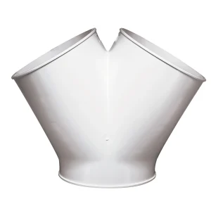 Steeple SYPIECEN Plastic Y-Duct Piece 100mm White