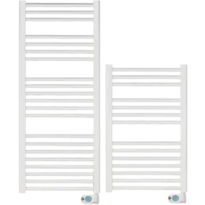 Elnur Electric Towel Rail Digital Thermostat IP44 300W White RAL 9010 Set Back Timer