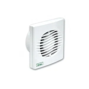 SF6HSN 6" Extractor Axial Fan 230m³/h with Humidistat 17W 220-240V IP44 (203 x 203 x 28mm)