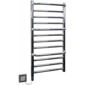 Creda Electric Towel Rail Compact Stepped 120W 400mm Chrome Stylish IPX5