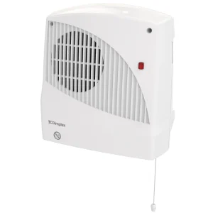 Dimplex Heater Fan Down Flow Timer 2kW White/Grey