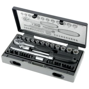 Bizline 37 Piece Socket Set - Chrome Vanadium Steel