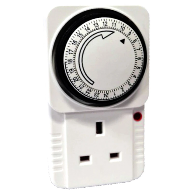Steeple SPIT24M 13A 36-On/Off 24-Hour Manual Override Plug-in Timer White - Image 2