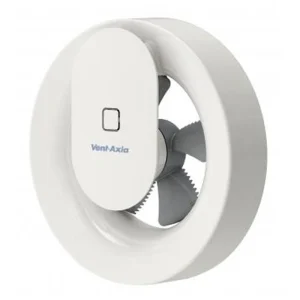 Vent Axia Fan Kitchen+Bathroom Axial 100mm Humidistat/Sensor+Timer