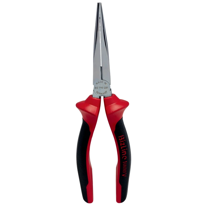 Bizline 1000V Insulated Pliers with Long Straight Half-Round Nose 200mm