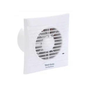 Vent Axia 441624A Fan Lo-Carbon Silhouette100B Panel 100mm White 2 Speed