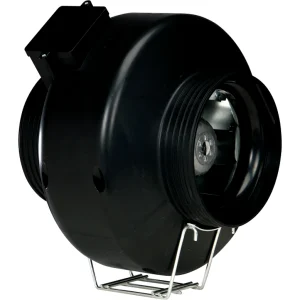 Vent Axia Fan In-Line Centrifugal Duct 2 Pole Single Pole 100mm Black Controller